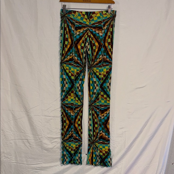 SIEDRÉS
Mult Kaleidoscope Printed Knit Pants W/ Contrast Stitching - Picture 4 of 7